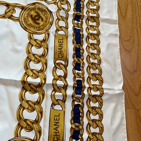 Chanel Silk Scarf (128857) - Picture 3 of 4